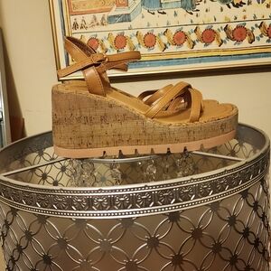 MADDEN GIRL  Elegant Tan Wedge Sandals